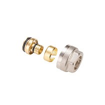 Фитинг обжимной для ПЭ и МП-трубы (евроконус) MVI 3/4'' 16x2.2 купить в Саратове | "Проконсим"