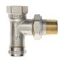 Клапан радиаторный настроечный DN 15-20 PN 10 угловой никелированный под шестигранник РИДАН купить в Саратове | "Проконсим"