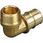 Угольник латунный для PEX труб 16-1/2'' PN 10 OP под надвижную гильзу с наружной резьбой ONE PLUS купить в Саратове | "Проконсим"