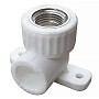 Угольник установочный ПП 25-3/4'' PN 25 с внутренней резьбой белый VALFEX  купить в Саратове | "Проконсим"