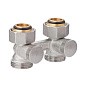 Узел нижнего подключения MVI TR.410.0505 DN 20 PN 10 прямой двухтрубный вентильного типа 20-3/4'' под евроконус, муфта купить в Саратове | "Проконсим"