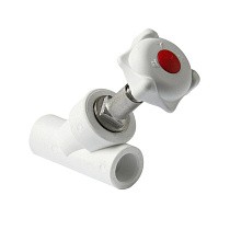 Вентили прямоточные ПП 45гр. DN 20-32 PN 25 муфта-муфта белые Pro Aqua купить в Саратове | "Проконсим"