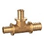 Тройник латунный для PEX-PEX DN 16-20-16 под надвижную гильзу PLP купить в Саратове | "Проконсим"