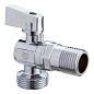 Кран латунный шаровой угловой MVI BV.463 DN 15-20 PN 10 штуцер бабочка купить в Саратове | "Проконсим"