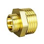 Ниппель латунный DN 20-15 PN 40 штуцер-штуцер переходный LD Pride купить в Саратове | «Проконсим»