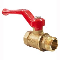 Краны латунные шаровые 11Б27фт1М DN 15-20 PN 25 рычаг муфта-штуцер Valfex Optima.215.LOR1 купить в Саратове | "Проконсим"