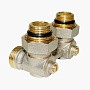 Узел нижнего подключения Vekotrim DN 15 PN 10 угловой двухтрубный 15-3/4'' с ниппелем, штуцер купить в Саратове | "Проконсим"