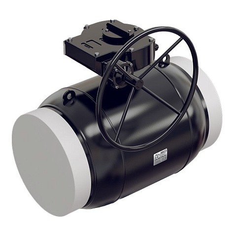 Краны стальные шаровые цельносварные DN 250-500 PN 25 полнопроходные приварные ISO с редуктором ALSO купить в Саратове | "Проконсим"