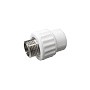 Муфта комбинированная ПП 20-1/2'' PN 25 с наружной резьбой белая VALFEX Pro купить в Саратове | "Проконсим"