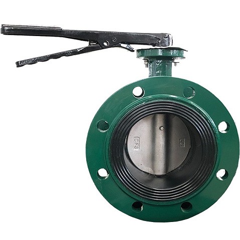 Затворы чугунные дисковые DN 50-150 PN 16 фланцевые с чугунным диском рычаг GALA Тип.2123-G купить в Саратове | "Проконсим"