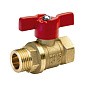 Краны латунные шаровые 11Б27п1 DN 15-25 PN 40 бабочка муфта-штуцер БАЗ Standart купить в Саратове | "Проконсим"