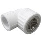Угольник комбинированный ПП 20-1/2'' PN 25 с внутренней резьбой белый VALFEX  купить в Саратове | "Проконсим"