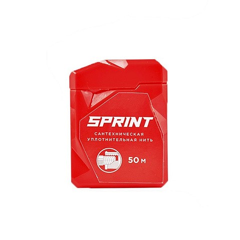 сантехническая нить для герметизации резьбы Sprint 50м в многоразовом боксе блистер купить в Саратове | "Проконсим"