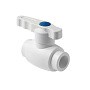 Кран шаровой ПП 20 PN 25 полный проход белый Pro Aqua PA40008 купить в Саратове | "Проконсим"