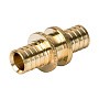 Муфта латунная для PEX-PEX труб 16х2,0-16х2,0 PN 16 ремонтная под надвижную гильзу MVI SF.322.04 купить в Саратове | "Проконсим"