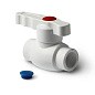 Кран шаровой ПП 40 PN 25 стандартный проход белый Pro Aqua PA44014 купить в Саратове | "Проконсим"