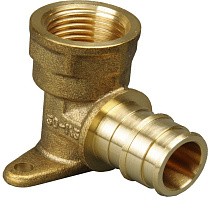 Угольники латунные для PEX труб DN 16-20 PN 10 под надвижную гильзу OP с внутренней резьбой ONE PLUS купить в Саратове | "Проконсим"