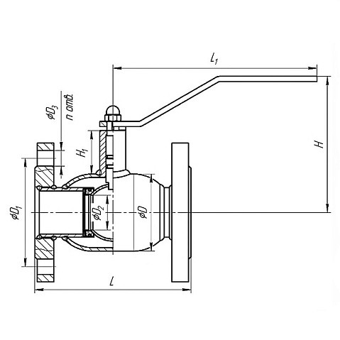 Краны стальные шаровые DN 50-100 PN 16-40 фланцевые под задвижку рычаг Temper купить в Саратове | "Проконсим" Краны стальные шаровые DN 50-100 PN 16-40 фланцевые под задвижку рычаг Temper купить в Саратове | "Проконсим"