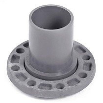 Патрубки НПВХ гладкие SDR26 DN 90-315 PN 10 с металлическим фланецем Хемкор купить в Саратове | "Проконсим"
