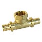 Тройник латунный для PEX труб 16-1/2''-16 PN 16 S-2,2мм под надвижную гильзу Valfex VF.432.AF купить в Саратове | "Проконсим"