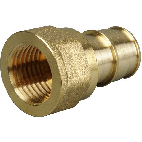 Муфта латунная для PEX труб 40-1 1/4'' PN 10 OP под надвижную гильзу с внутренней резьбой ONE PLUS купить в Саратове | "Проконсим"