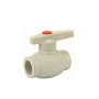 Краны шаровые ПП DN 20-63 PN 25 с металлическим шаром серые Valfex купить в Саратове | "Проконсим"