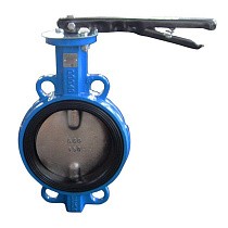 Затворы поворотные дисковые DN 32-300 PN 16 межфланцевые с чугунным диском рычаг Seagull купить в Саратове | "Проконсим"