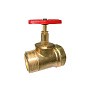 Клапан латунный пожарный прямой DN50 PN16 под газовый ключ муфта-штуцер Цветлит купить в Саратове | "Проконсим"