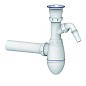 Сифон для мойки Unicorn В310V, 40х40 прямой отвод, 1 1/2'' х40 чаша из нержавеющей стали с отводом для стиральной машины купить в Саратове | "Проконсим"