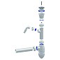 Сифон для умывальника Unicorn А310V, 40х40 прямой отвод, 1 1/2'' х40 чаша из нержавеющей стали с отводом для стиральной машины купить в Саратове | "Проконсим"