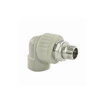 Угольник для радиатора VALFEX 25 PN 25 G-1/2'' американка-НР серый купить в Саратове | "Проконсим"