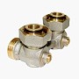 Узел нижнего подключения Vekotrim DN 15 PN 10 угловой двухтрубный 20-3/4'' под евроконус, муфта купить в Саратове | "Проконсим"