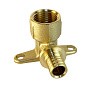 Угольник латунный для PEX труб 16-1/2'' PN 16  под надвижную гильзу Valfex VF.454.AF купить в Саратове | "Проконсим"