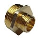 Ниппель латунный никелированный DN 32-15 PN 40 штуцер-штуцер переходный купить в Саратове | «Проконсим»