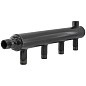 Коллектор распределительный стальной DN 50 PN 16 вход 40-20 12 выходов НР 3/4'' выход под кран Маевского, универсальный PLP купить в Саратове | "Проконсим"