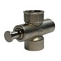 Кран латунный кнопочный КММ DN 15 PN 16 под манометр G1/2''-М20х1,5 без контрольного фланца муфта-муфта без рычага Пензапромарматура купить в Саратове | "Проконсим"