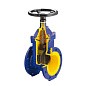 Задвижка чугунная DN 300 PN 16 с обрезиненным клином EPDM 70гр. Zetkama zGAT.111D300C57 купить в Саратове | "Проконсим" (920300113)