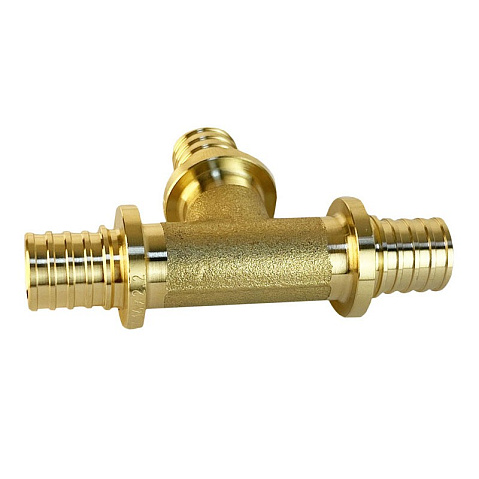 Тройники латунные для PEX труб DN 16-20 PN 16 под надвижную гильзу Valfex VF.431.AF купить в Саратове | "Проконсим"