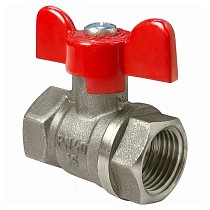 Краны латунные шаровые DN 15-25 PN 40 бабочка муфта-муфта SGL купить в Саратове | "Проконсим"