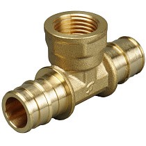 Тройники латунные для PEX труб DN 16-20 PN 10 под надвижную гильзу OP с внутренней резьбой ONE PLUS купить в Саратове | "Проконсим"