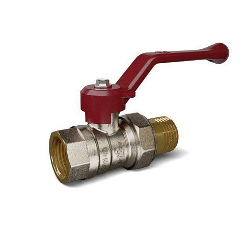 Краны латунные шаровые DN 15-32 PN 25-40 никелированные рычаг американка Temper серия 88 ГОСТ Р 59553 купить в Саратове | "Проконсим"