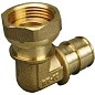 Угольник латунный для PEX труб 20-1/2'' PN 10 OP под надвижную гильзу с накидной гайкой ONE PLUS купить в Саратове | "Проконсим"