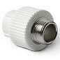 Муфта комбинированная ПП 20-3/4'' PN 25 с наружной резьбой белая Pro Aqua PA23010P купить в Саратове | "Проконсим"