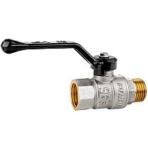 Краны латунные шаровые DN 15-50 PN 25-40 никелированные рычаг муфта-штуцер LD Pride 47.303 купить в Саратове | "Проконсим"