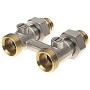 Узел нижнего подключения DN 20 прямой двухтрубный 20-1/2'' никелированный с ниппелем штуцерхштуцер РИДАН 003L0392R купить в Саратове | "Проконсим"