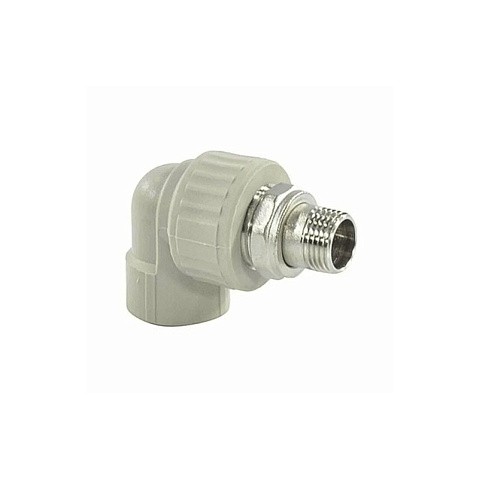 Угольник для радиатора VALFEX 25 PN 25 G-1/2'' американка-НР серый купить в Саратове | "Проконсим"
