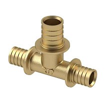 Тройники латунные для PEX-PEX труб DN 16-40 PN 16 переходные под надвижную гильзу РосТурПласт купить в Саратове | "Проконсим"