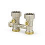 Узелы нижнего подключения VARMEGA VM138 DN20 прямой однотрубный 3/4''x3/4'' евроконус, с байпасом муфта-штуцер купить в Саратове | "Проконсим"