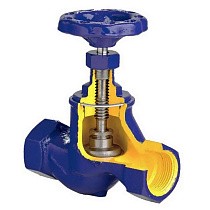 Клапаны запорные DN 10-50 PN 16 чугунные муфтовые Zetkama zGLO.201A купить в Саратове | "Проконсим"