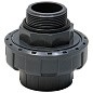 Муфта разборная НПВХ DN 32-1" PN 16 клеевая с наружной резьбой черная Aquaviva BMG32100 купить в Саратове | "Проконсим"